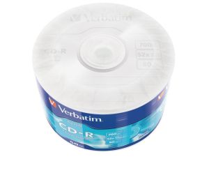 Obrázok pre výrobcu VERBATIM CD-R Verbatim DL 700MB 52x Extra Protection 50-spindl RETAIL