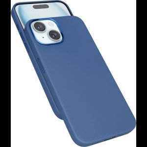 Obrázok pre výrobcu Epico Mag+ kožený kryt iPhone 15 - modrá