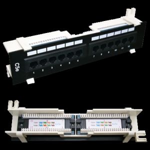 Obrázok pre výrobcu DATACOM Patch box UTP 12 port CAT5E DUAL BK