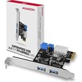 Obrázok pre výrobcu AXAGON PCEU-232VL, PCIe řadič, 2+2x USB 3.2 Gen 1 port, UASP, vč. LP