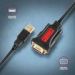 Obrázok pre výrobcu AXAGON ADS-1PSN, USB-A 2.0 - sériový RS-232 DB9-M Prolific adaptér / kabel 1.5m