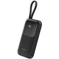 Obrázok pre výrobcu Canyon OnPower 101, Powerbank, 10.000 mAh, displej, in: USB-C, out: USB-A, QC 3.0/USB-C, PD 22,5W, integ. káb..