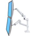 Obrázok pre výrobcu ERGOTRON LX Dual Stacking Arm, stolní ramena pro 2 lcd. max. 27", flexibilní , bílé