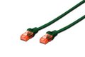 Obrázok pre výrobcu Digitus Ecoline Patch Cable, UTP, CAT 6e, AWG 26/7, zelený 0,5m