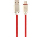 Obrázok pre výrobcu GEMBIRD Premium rubber Type-C USB charging and data cable 1m red