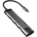 Obrázok pre výrobcu Multifunkční adaptér 5 v 1 Natec FOWLER GO HUB 2X USB 3.0 HUB, HDMI 4K, USB-C PD, RJ45