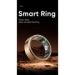 Obrázok pre výrobcu Smart RING čierny, meranie stresu, srdc. tepu, monitoring spánku, 8, Powerton