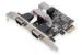 Obrázok pre výrobcu Digitus Adaptér PCI Express x1 2xseriový port, +low profile