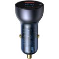 Obrázok pre výrobcu Baseus CCKX-C0G Particular Nabíječka do Auta Digital Display 2xUSB 65W Gray