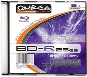 Obrázok pre výrobcu FREESTYLE BD-R BLU-RAY 25GB 6X PRINT FF SLIM*1 [40878]