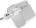 Obrázok pre výrobcu Univerzální USB nabíječka Natec RIBERA GaN 1X USB-A + 1X USB-C 65W, Bílá