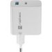 Obrázok pre výrobcu Univerzální USB nabíječka Natec RIBERA GaN 1X USB-A + 1X USB-C 65W, Bílá