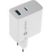 Obrázok pre výrobcu Univerzální USB nabíječka Natec RIBERA GaN 1X USB-A + 1X USB-C 65W, Bílá
