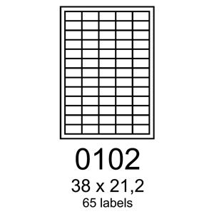 Obrázok pre výrobcu etikety RAYFILM 38x21,2 univerzálne biele eco R0ECO0102A (100 list./A4)