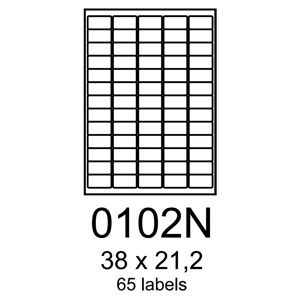 Obrázok pre výrobcu etikety RAYFILM 38x21,2 univerzálne biele R01000102NA (100 list./A4)