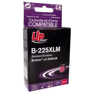 Obrázok pre výrobcu UPrint kompatibil ink s LC-225XLM, LC-225XLM, magenta, 1200str., 13ml, B-225XLM, pre Brother MFC-J4420DW, MFC-J4620DW