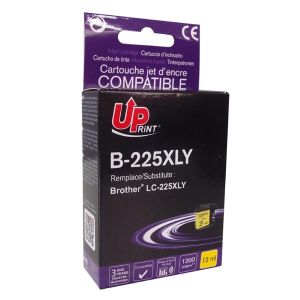 Obrázok pre výrobcu UPrint kompatibil ink s LC-225XLY, yellow, 1200str., 13ml, B-225XLY, pre Brother MFC-J4420DW, MFC-J4620DW