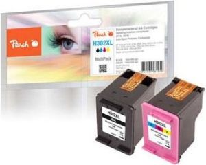Obrázok pre výrobcu Peach alternatívny cartridge Multi Pack HP No. 302XL, F6U68AE, F6U67AE, 1x15, 1x14 ml