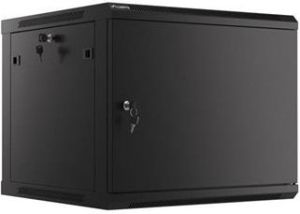 Obrázok pre výrobcu LANBERG RACK CABINET 19" WALL-MOUNT 9U/600X600 FOR SELF-ASSEMBLY WITH METAL DOOR BLACK (FLAT PACK)