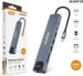 Obrázok pre výrobcu Aligator Dokovací stanice USB-C / Hub 8v1 (USB-C / 2xUSB / SD / MicroSD/ HDTV / RJ45)