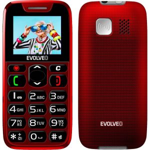 Obrázok pre výrobcu EVOLVEO EasyPhone, mobilní telefon pro seniory s nabíjecím stojánkem, červená