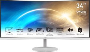 Obrázok pre výrobcu MSI PRO MP341CQW /34"/VA/3440x1440 100Hz/1ms/White