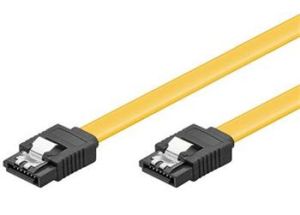 Obrázok pre výrobcu PremiumCord 0,5m SATA 3.0 datový kabel 1.5GBs / 3GBs / 6GBs, kov.západka