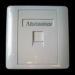 Obrázok pre výrobcu WALL plate SA s rámečkem pro 1keystone (80 x 80)