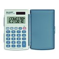 Obrázok pre výrobcu Kalkulačka Sharp, EL243S, šedo-modrá, vrecková, osemmiestna