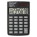 Obrázok pre výrobcu Kalkulačka Rebell, RE-SHC108 BX, RE-SHC100N BX, čierna, vrecková, osemmiestna
