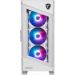 Obrázok pre výrobcu MSI skříň MPG VELOX 100R WHITE/ bez zdroje/ levé temperované sklo/ 4x ARGB 120 mm fan/ 1x USB3.1 Type-C/ 2x USB3.0/ bílá