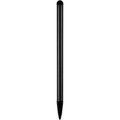 Obrázok pre výrobcu Dotykové pero 2v1 (stylus a presné ukazovátko), kapacitné, kov, čierne, pre iPad a tablet