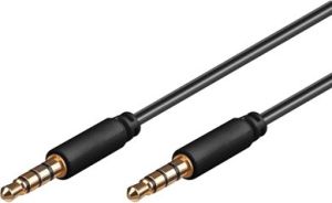 Obrázok pre výrobcu PremiumCord Jack 3.5mm 4 pinový M/M 0,5m pro Apple
