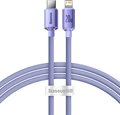 Obrázok pre výrobcu Baseus CAJY000205 Crystal Shine Series Datový Kabel USB-C - Lightning 20W 1,2m Purple