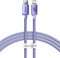 Obrázok pre výrobcu Baseus CAJY000205 Crystal Shine Series Datový Kabel USB-C - Lightning 20W 1,2m Purple