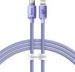 Obrázok pre výrobcu Baseus CAJY000205 Crystal Shine Series Datový Kabel USB-C - Lightning 20W 1,2m Purple