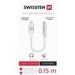 Obrázok pre výrobcu SWISSTEN AUDIO ADAPTÉR TEXTILE LIGHTNING /JACK(samice) 0,15AUDIO ADAPTÉR TEXTILE LIGHTNING /JACK(samice) 0,15 M STŘÍBRNÝ