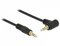 Obrázok pre výrobcu Delock Stereo Jack Cable 3.5 mm 3 pin male > male angled 1m black