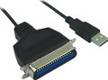 Obrázok pre výrobcu PremiumCord USB printer kabel USB na paralelní port LPT (CEN36M)
