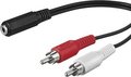Obrázok pre výrobcu PremiumCord Kabel Jack 3.5mm-2xCINCH F/M 1,5m