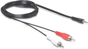 Obrázok pre výrobcu Delock kabel Audio DC jack 3.5 mm samec > 2 x Cinch samec 10 m