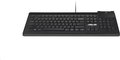 Obrázok pre výrobcu ASUS KU100 SmartCard Keyboard - drôtová klávesnica, čierna, CZ/SK