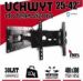 Obrázok pre výrobcu 4World Sklopný držiak pre LCD/PDP 25-42", otočny, náklon 20°, nosnosť max. 60kg BLK
