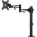 Obrázok pre výrobcu Polohovatelný držiak pre monitor, 10KG, svorka, 17"-30", otočný, 75x75/100x100, čierny