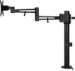 Obrázok pre výrobcu Polohovatelný držiak pre monitor, 10KG, svorka, 17"-30", otočný, 75x75/100x100, čierny