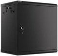 Obrázok pre výrobcu LANBERG RACK CABINET 19" WALL-MOUNT 12U/600X450 FOR SELF-ASSEMBLY WITH METAL DOOR BLACK (FLAT PACK)