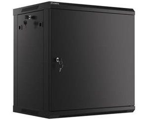 Obrázok pre výrobcu LANBERG RACK CABINET 19" WALL-MOUNT 12U/600X450 FOR SELF-ASSEMBLY WITH METAL DOOR BLACK (FLAT PACK)