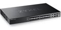 Obrázok pre výrobcu Zyxel XGS2220-30F, L3 Access Switch, 24x1G SFP, 2x10mG RJ45, 4x10G SFP+ Uplink, incl. 1 yr NebulaFlex Pro