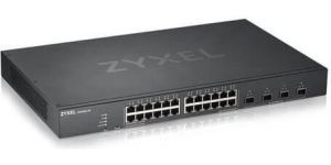 Obrázok pre výrobcu Zyxel XGS1935-28, 28 Port Lite-L3 Smart Managed Switch, 24x Gigabit Copper and 4x 10G SFP+, hybrid mode, standalone or N