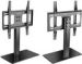 Obrázok pre výrobcu ONKRON Univerzálny výškovo nastaviteľný stolový stojan na TV a monitor, 26 až 55" TV, max 30 kg, čierny